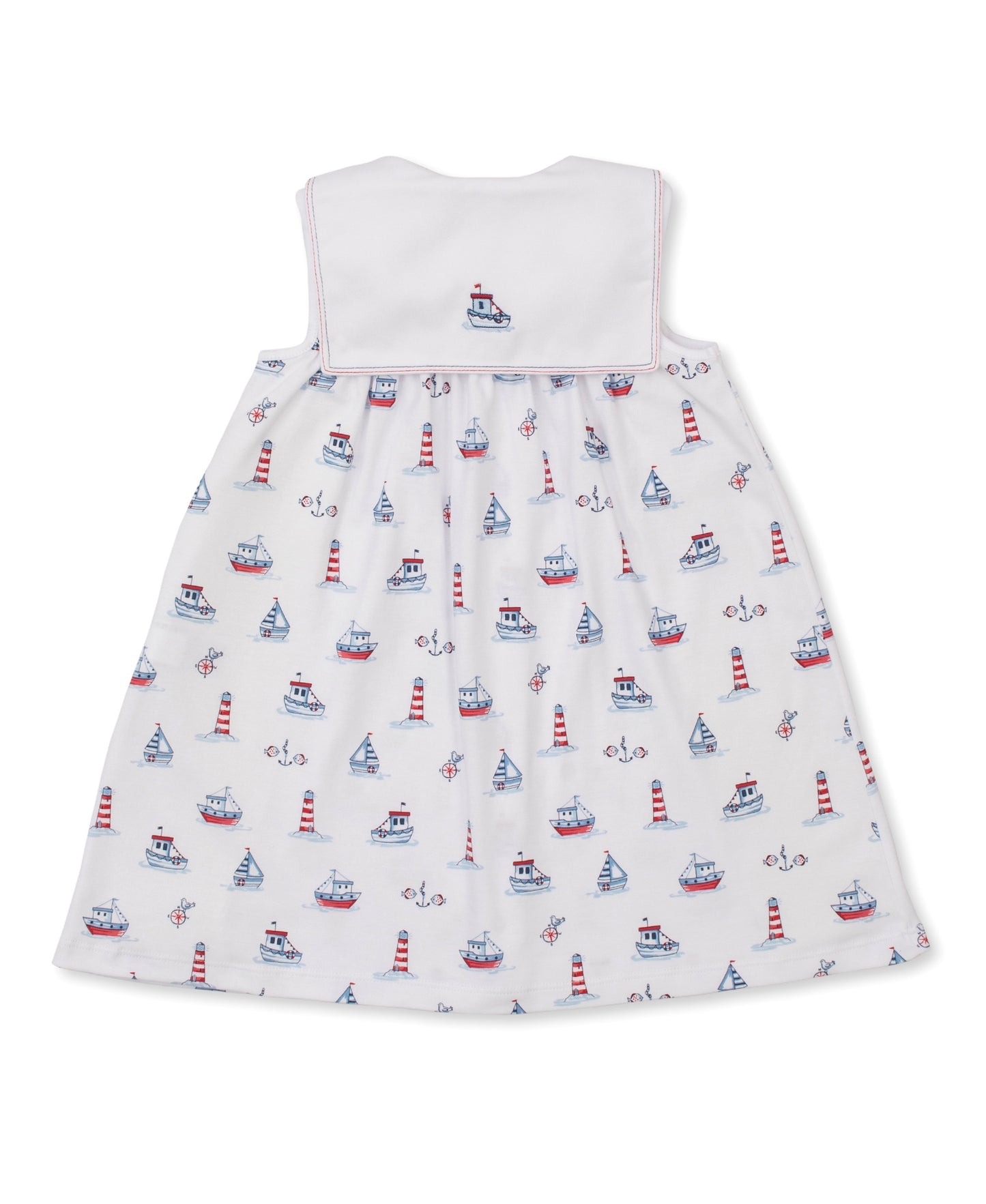 Seas the Day Boating Print Dress