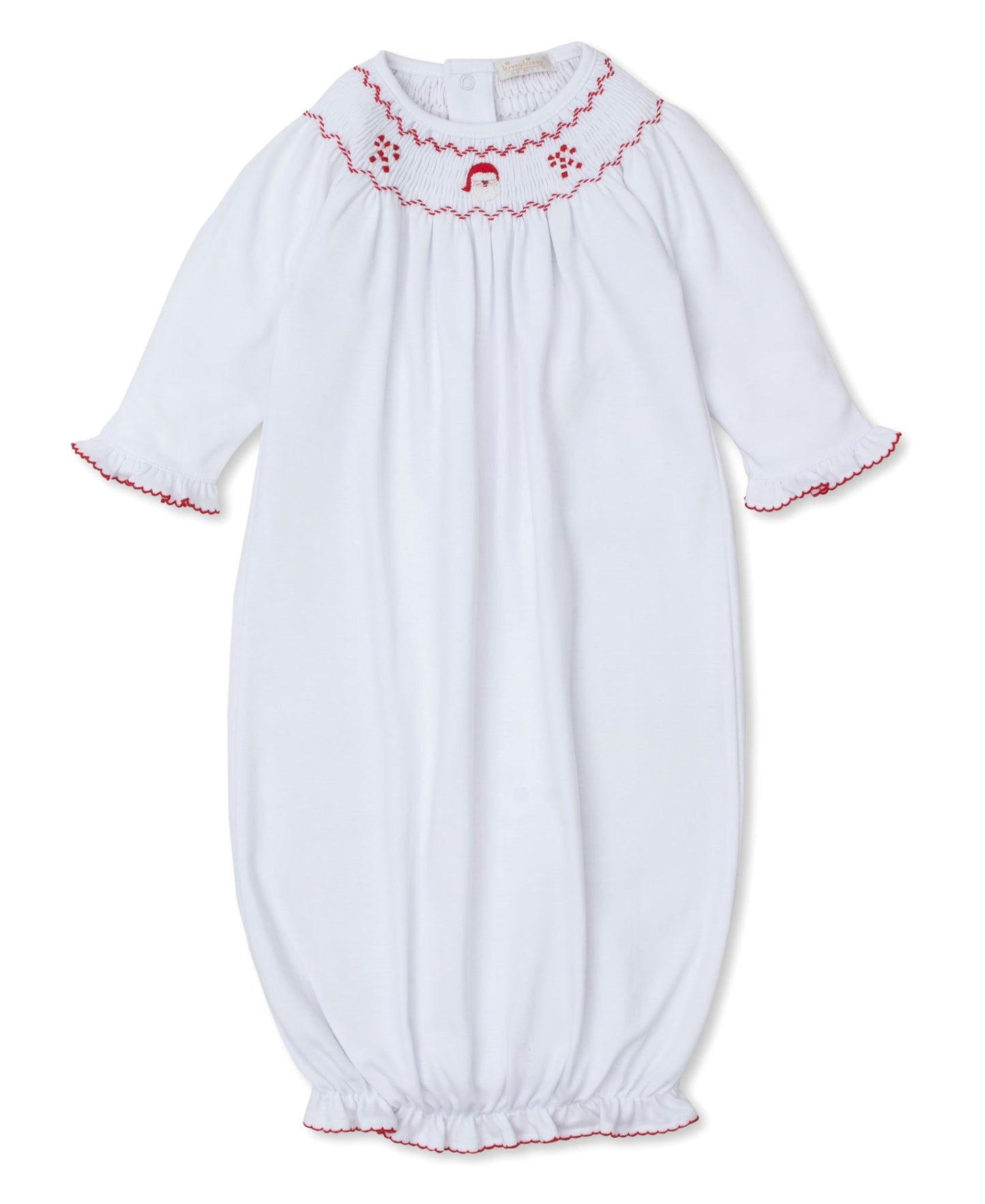 Girl's CLB Holiday Medley Bishop Smocked Sack