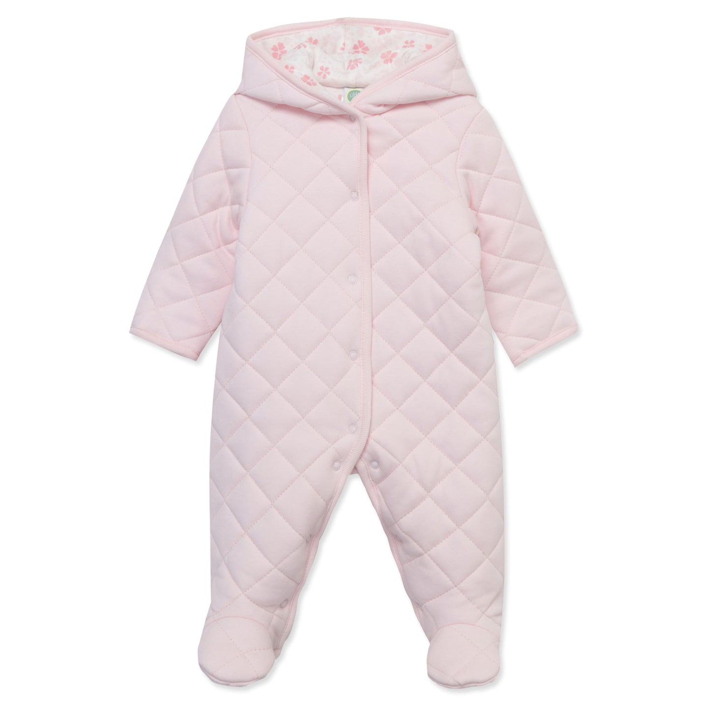 Pink Petals Quilted Pram Bunting