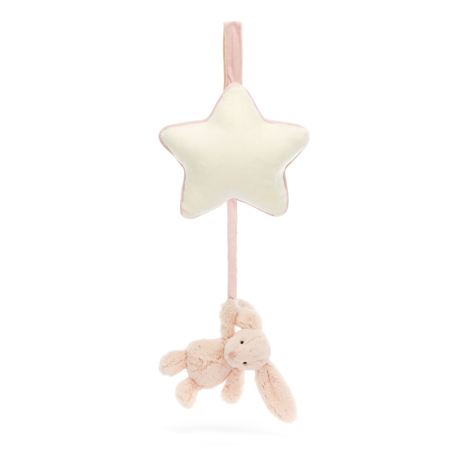 Bashful Blush Bunny Musical Pull