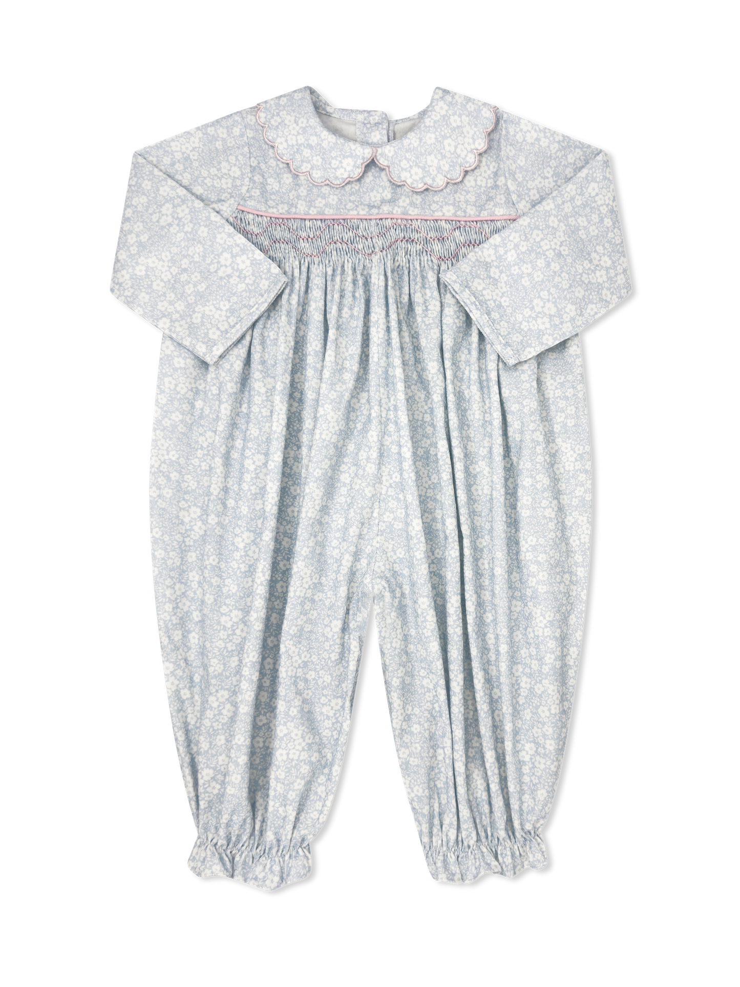 Marcie Romper Long Sleeve, Snow Kissed Floral