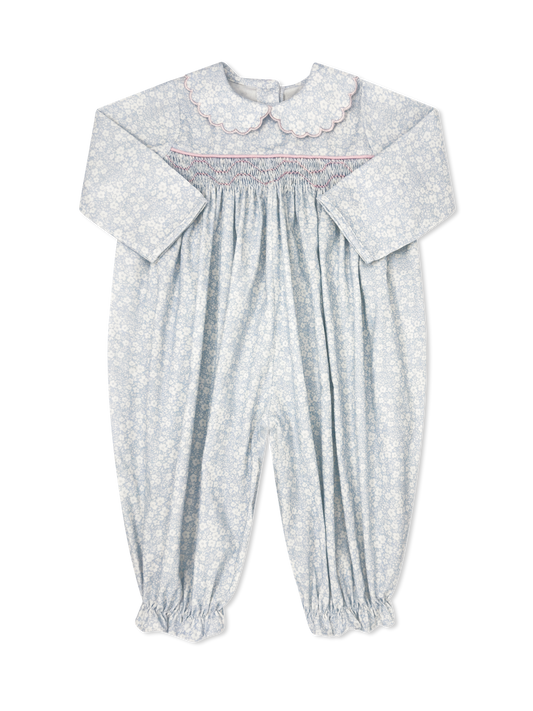 Marcie Romper Long Sleeve, Snow Kissed Floral