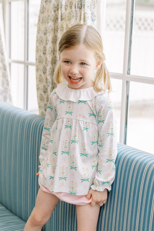Margot Long Sleeve Bloomer Set