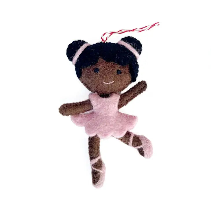 Ornament, Ballerina Felt Wool (sold individually)