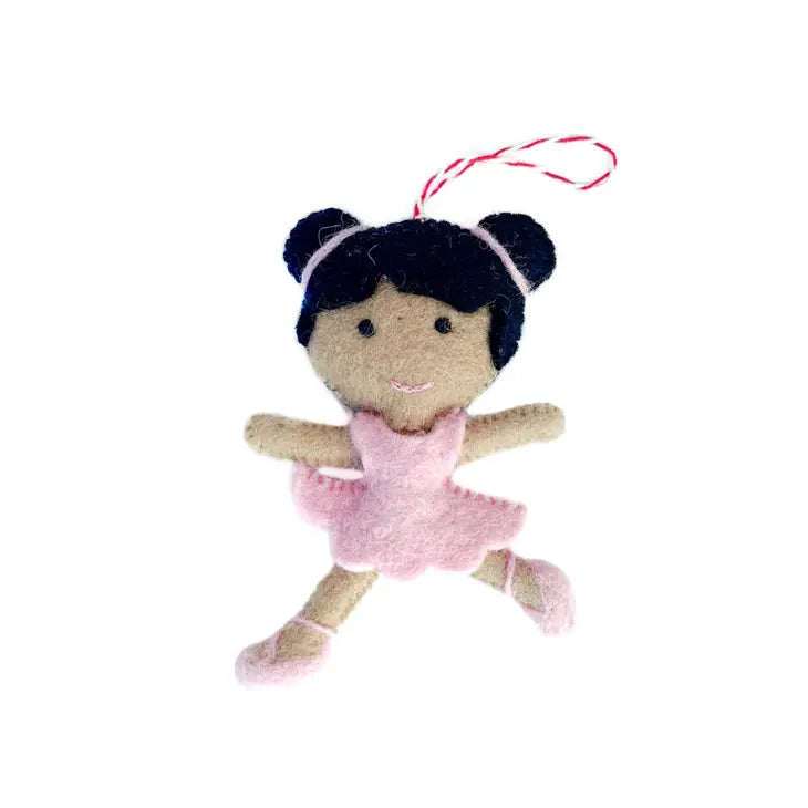 Ornament, Ballerina Felt Wool (sold individually)