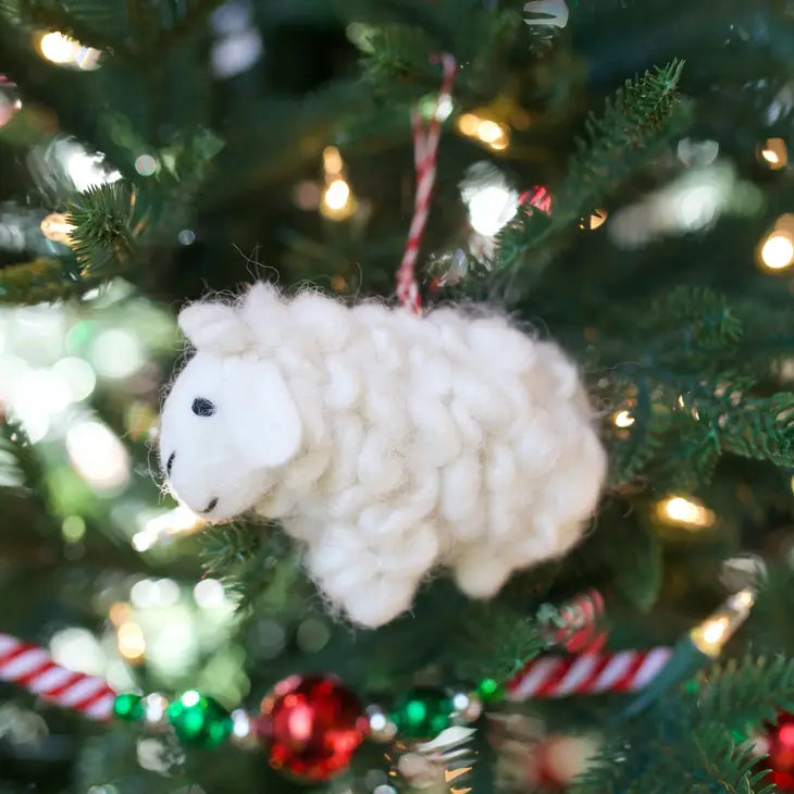 Ornament, Farm Animal Felt Wool (sold individually)