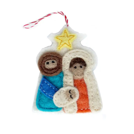 Ornament, Nativity Felt Wool