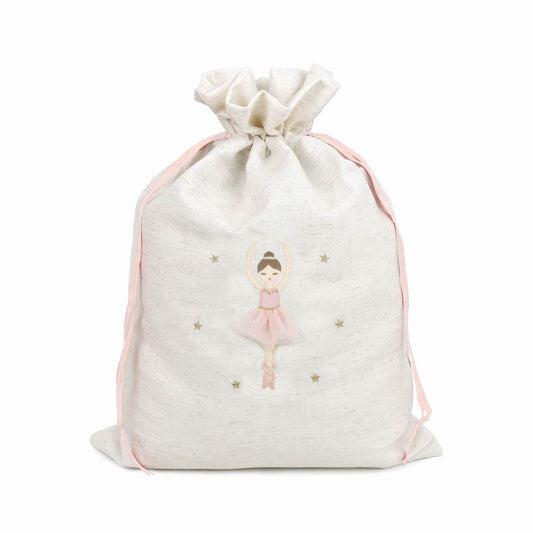 Ballerina Linen Gift Sack