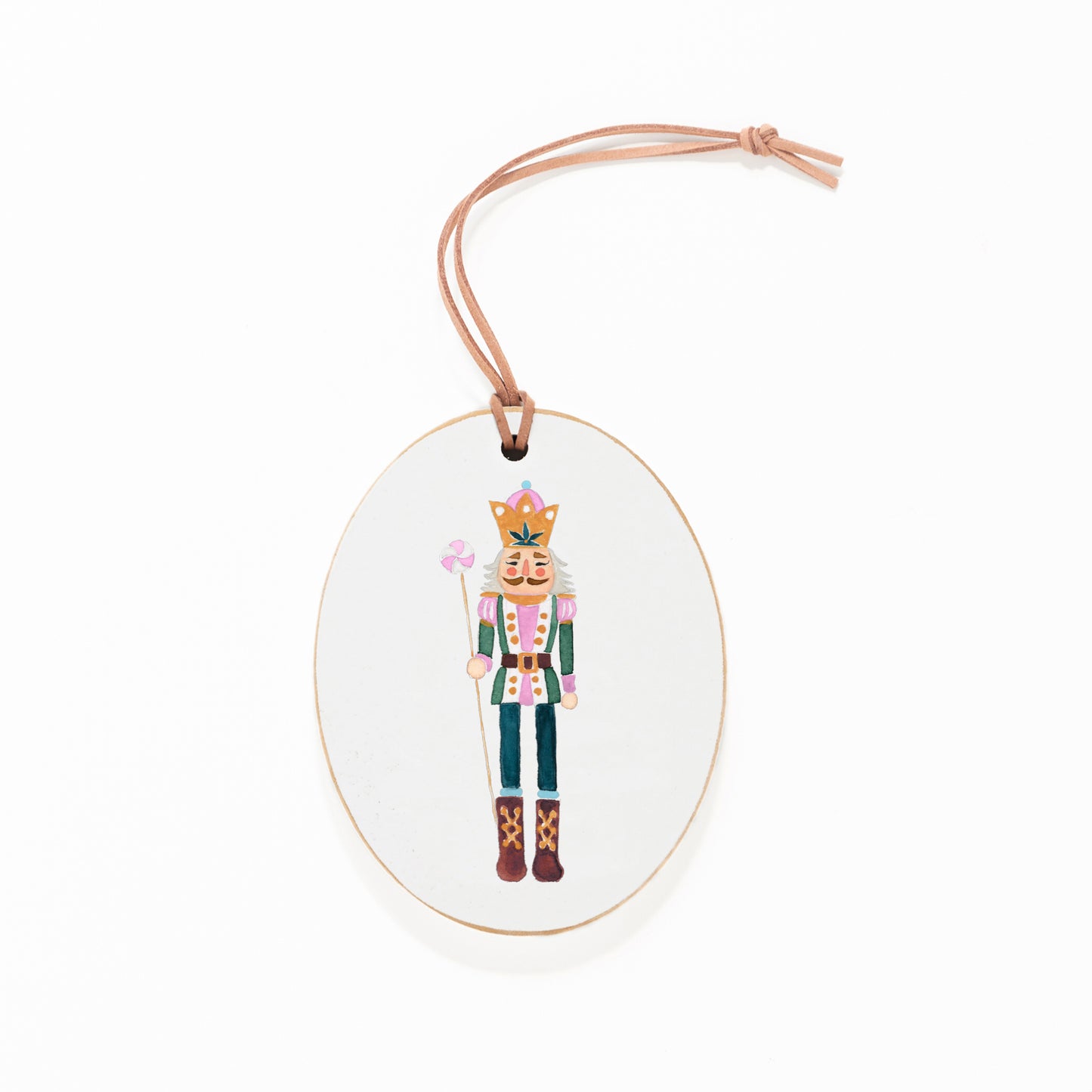 Ornament, Pink Nutcracker