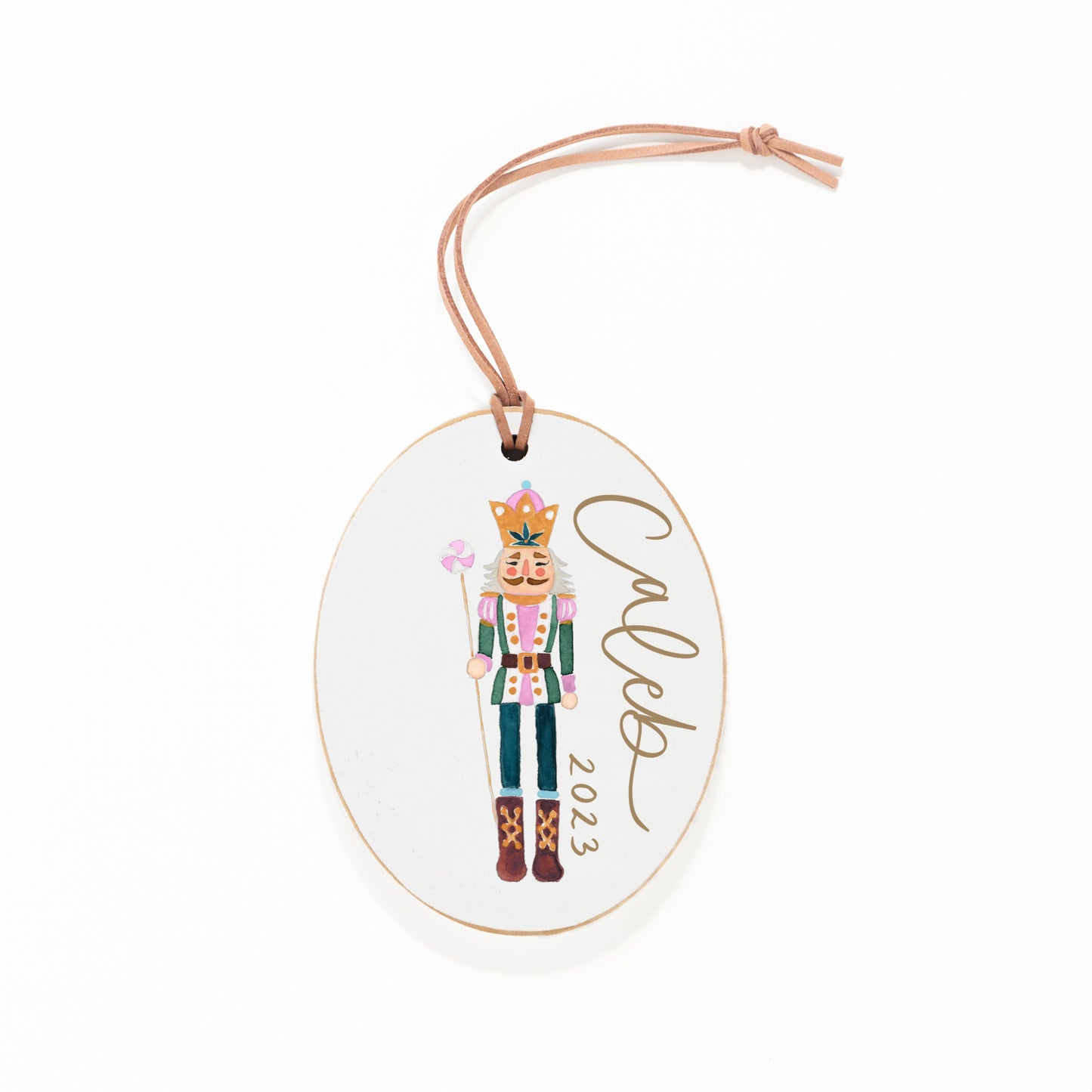 Ornament, Pink Nutcracker