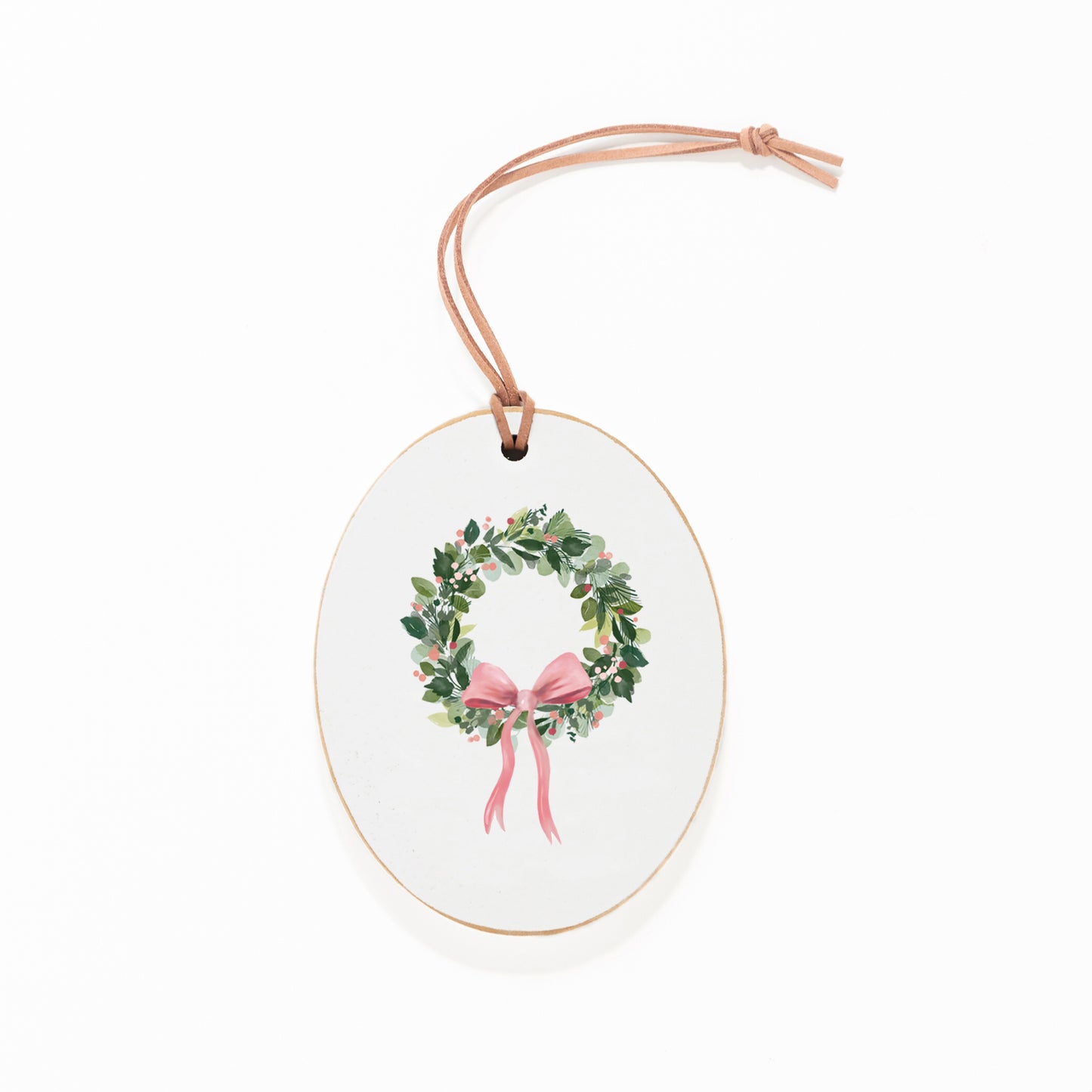 Ornament, Pink Wreath