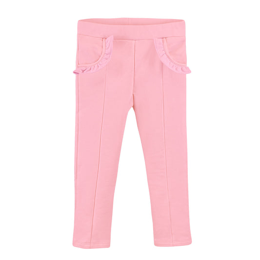 French Terry Ruffle Pocket Pants