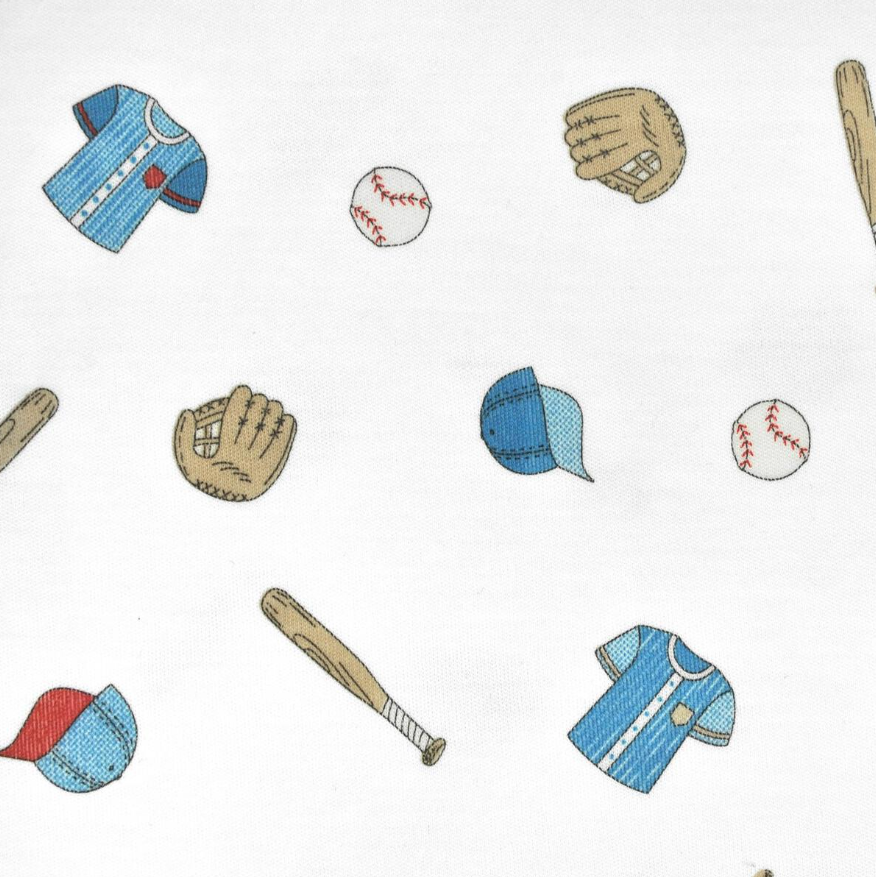 Baseball Print Short Set