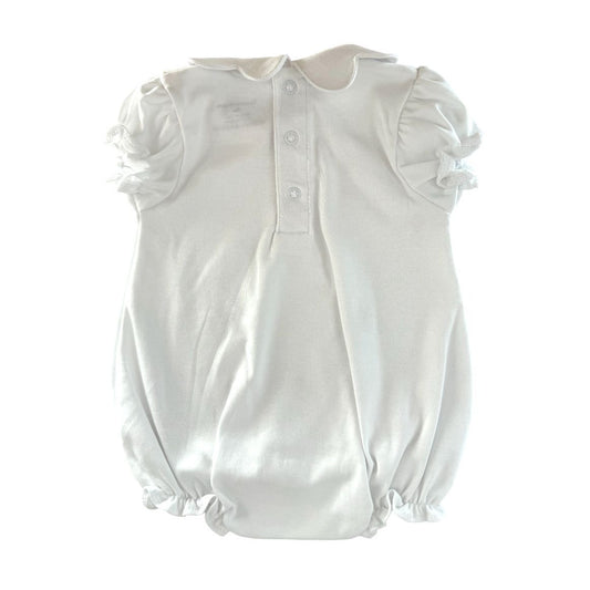 Splashed Flower Pima Romper