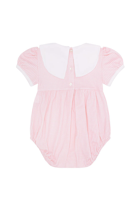 Pink Gingham Baby Bubble
