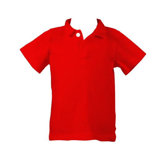 Red Short Sleeve Polo Shirt