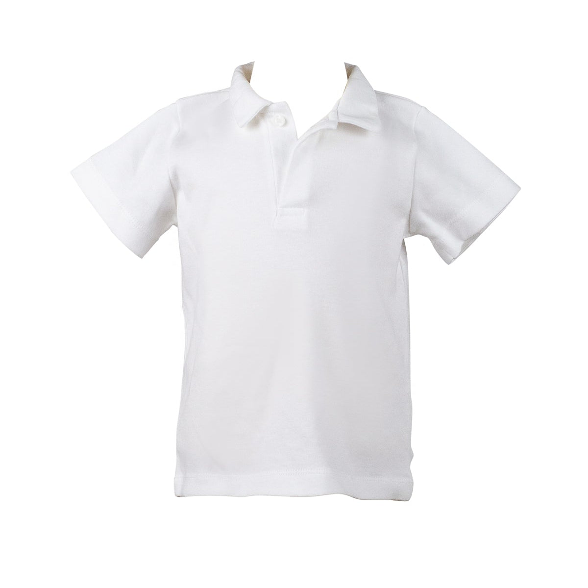 White Short Sleeve Polo Shirt