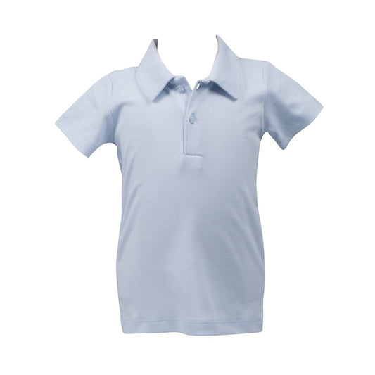 Light Blue Short Sleeve Polo Shirt