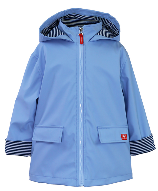 Zipper Raincoat, Angel Blue