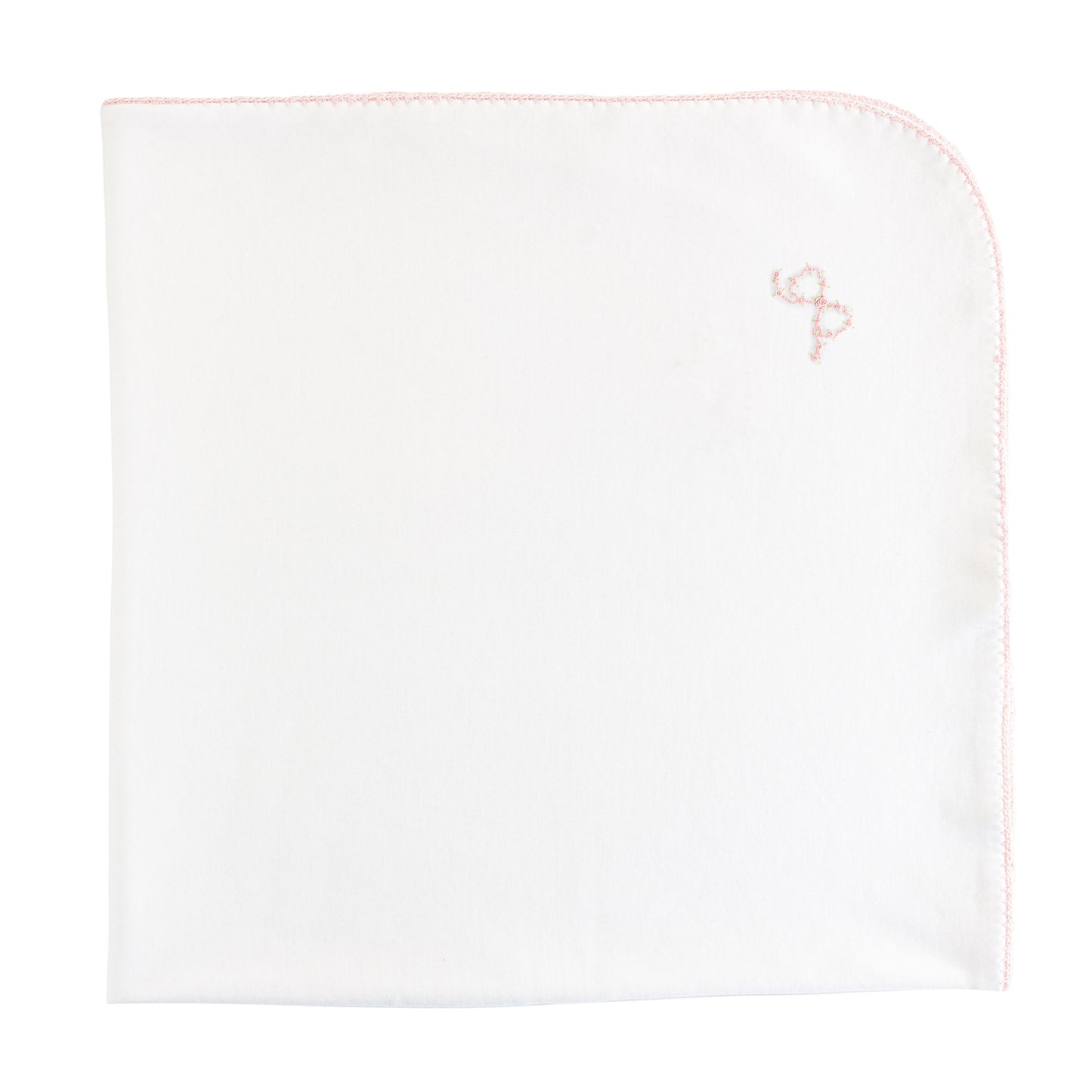 Embroidered Receiving Blanket, Pretty Bows