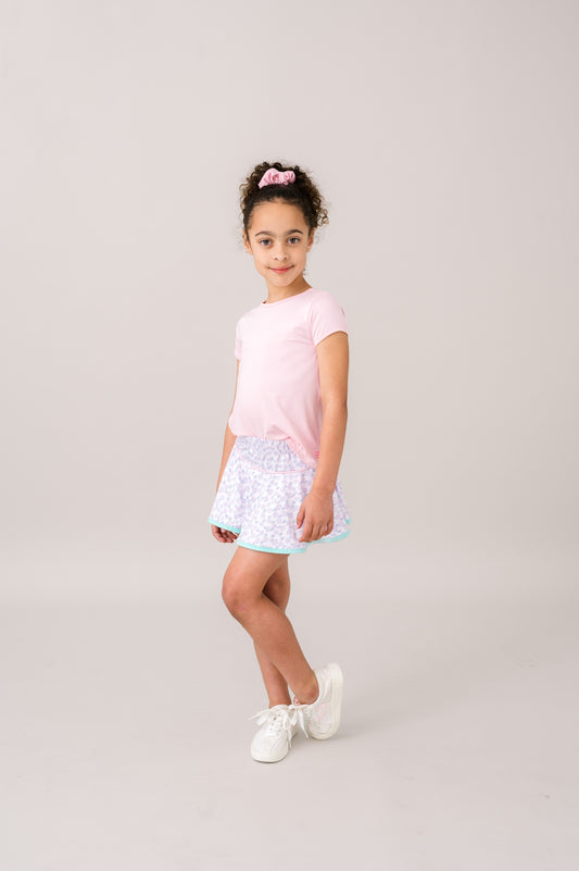 Quinn Skort - Blissful Blooms, Totally Turquoise