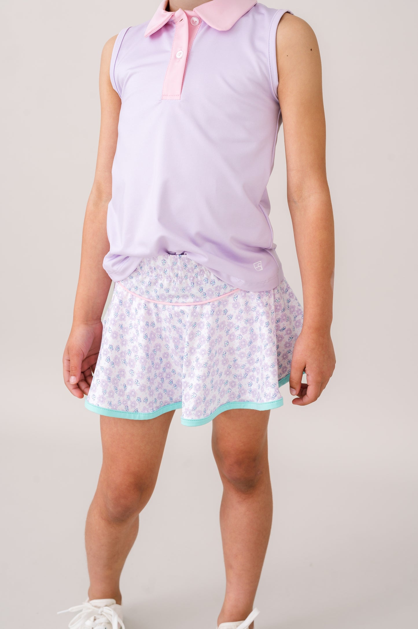 Quinn Skort - Blissful Blooms, Totally Turquoise