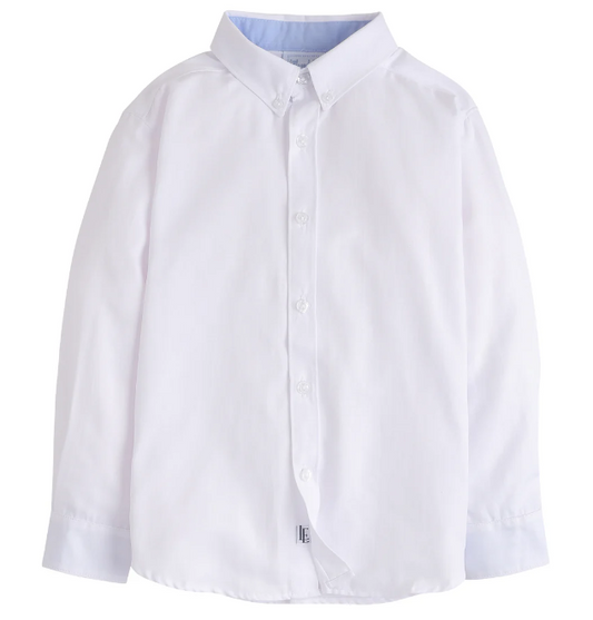 Button Down Shirt, White Oxford