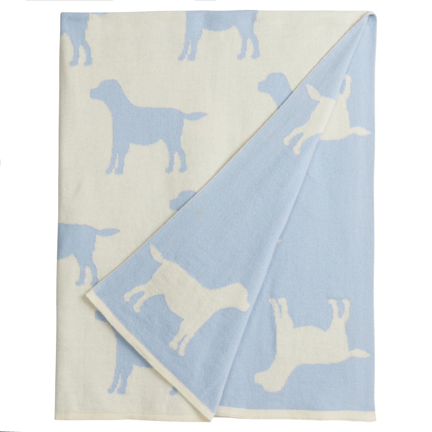 Blue Lab Nursery Blanket