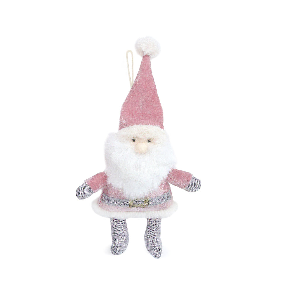 Ornament, Pink Santa Claus