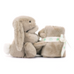 Bashful Beige Bunny Soother Lovey 2024