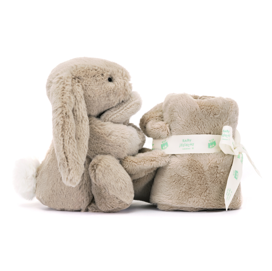 Bashful Beige Bunny Soother Lovey 2024