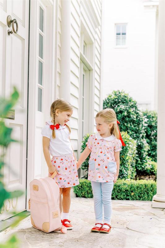 School Days Short Sleeve Tunic Set