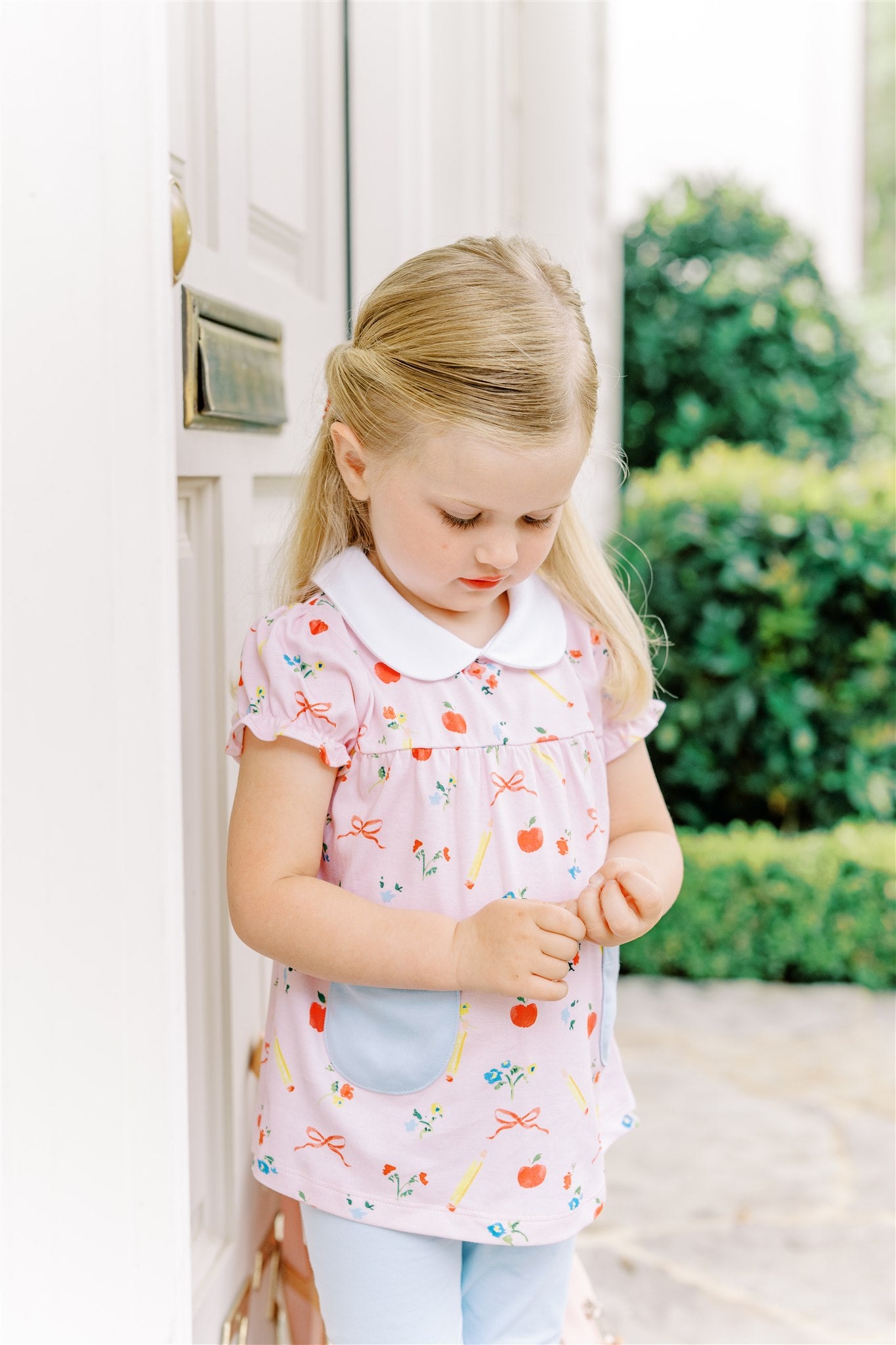 School Days Short Sleeve Tunic Set