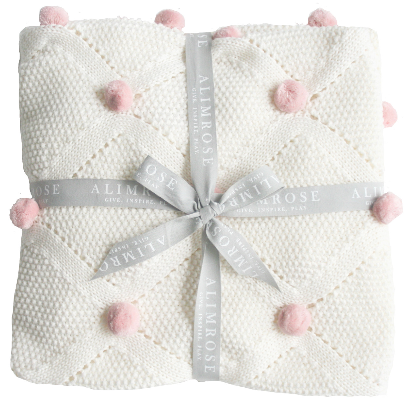 Pink pom sales pom baby blanket