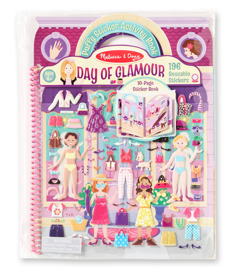 Deluxe Puffy Sticker Album - Day of Glamour