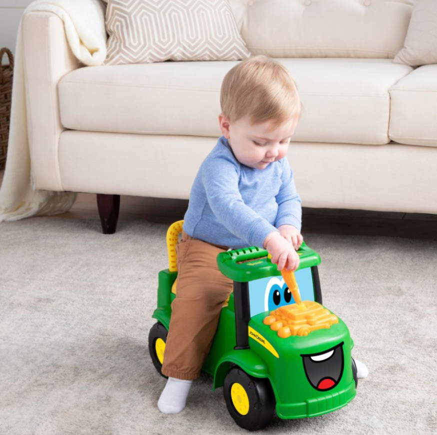John Deere Johnny Tractor Ride On with Lights & Sounds