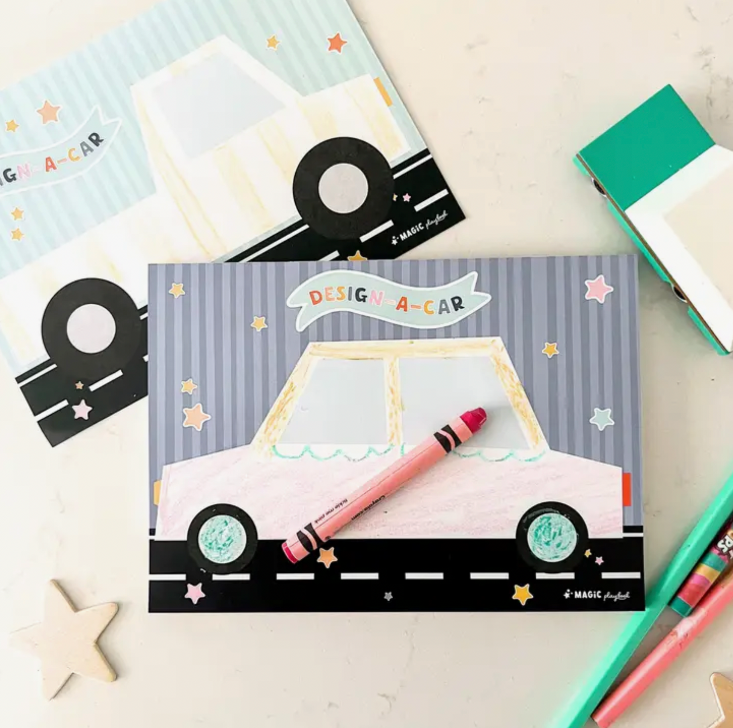 Design-A-Car Pretend Play Notepad