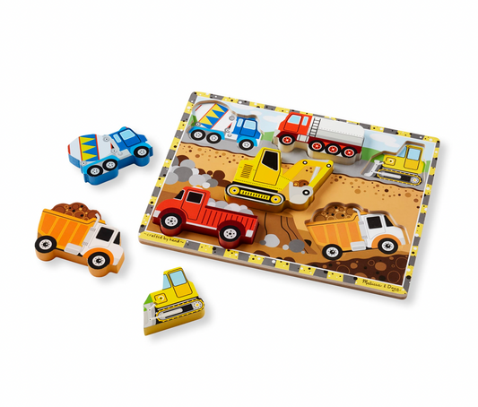 Construction Chunky Puzzle - 6 Pieces