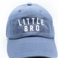 Little Bro Baseball Cap, Dusty Blue