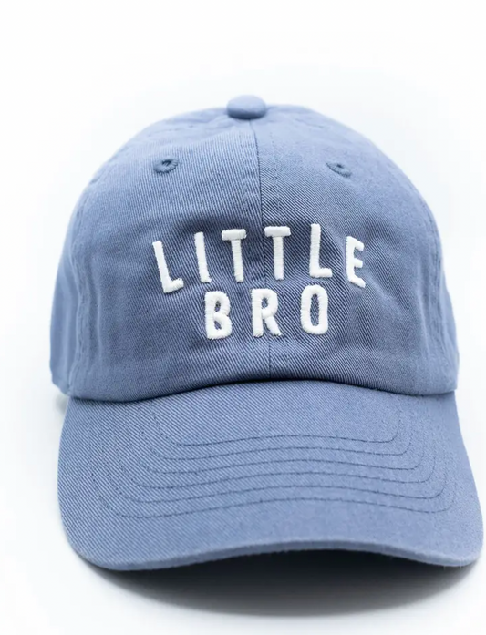 Little Bro Baseball Cap, Dusty Blue