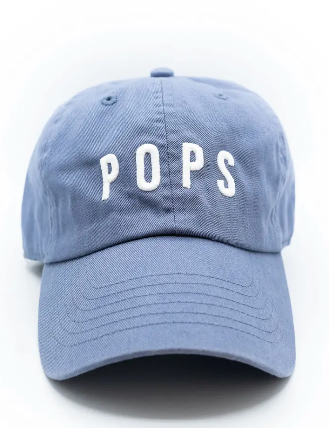 Pops Baseball Cap, Dusty Blue