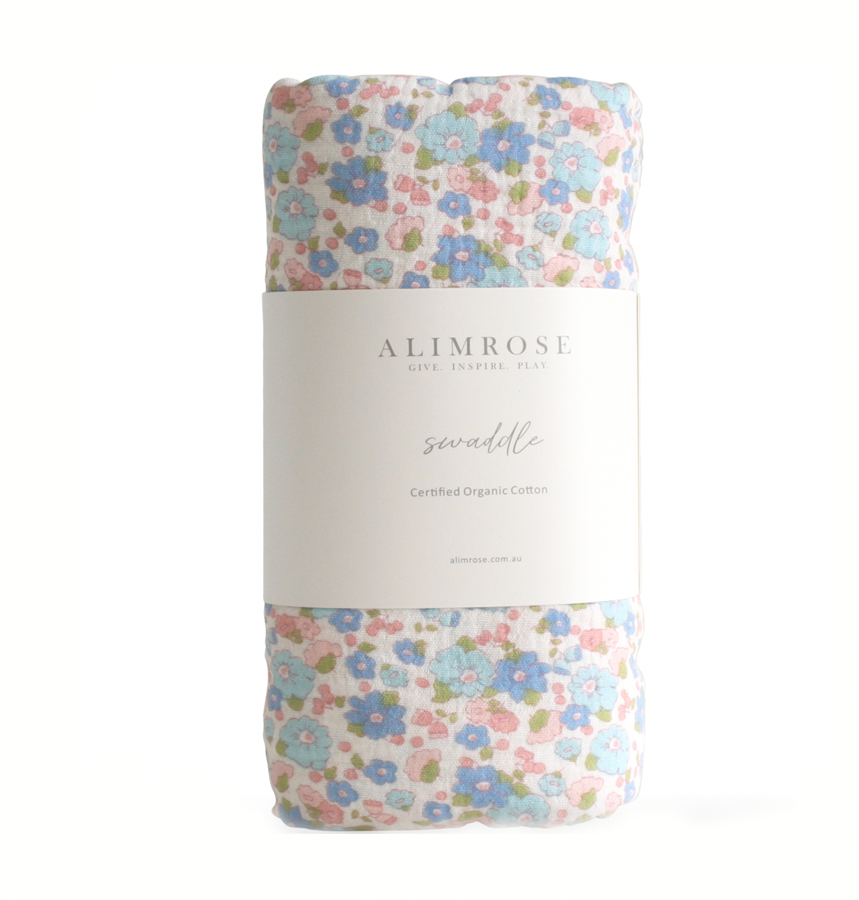Muslin Swaddle, Liberty Blue