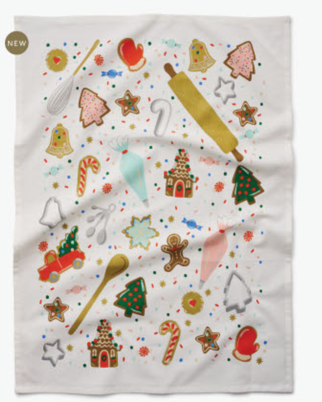 Tea Towel, Christmas Cookies