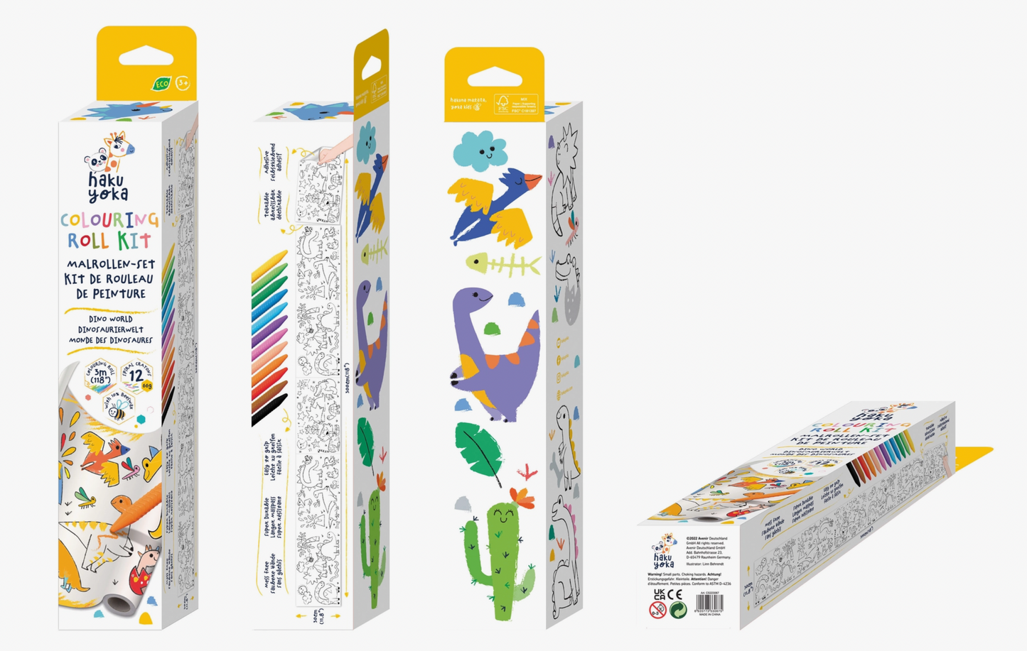 Coloring Roll: Dino World