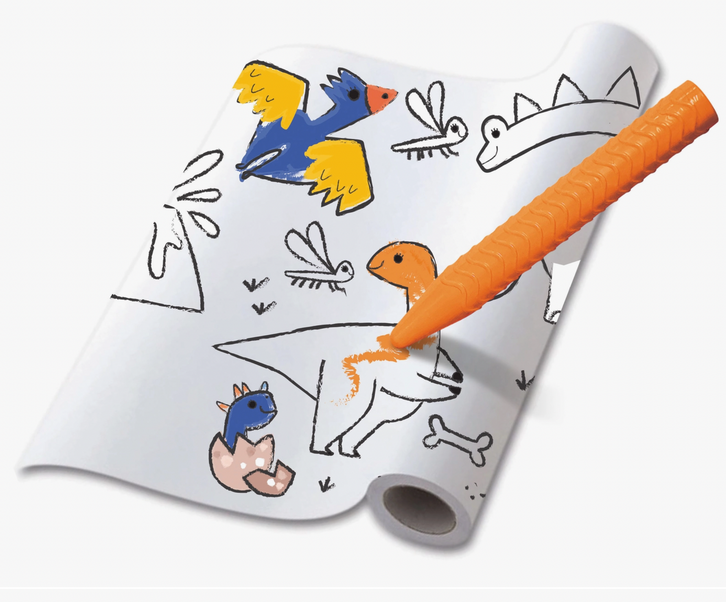 Coloring Roll: Dino World