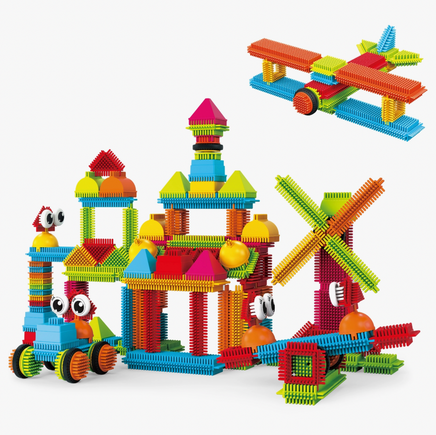 120 Piece Hedgehog Building Blocks Set