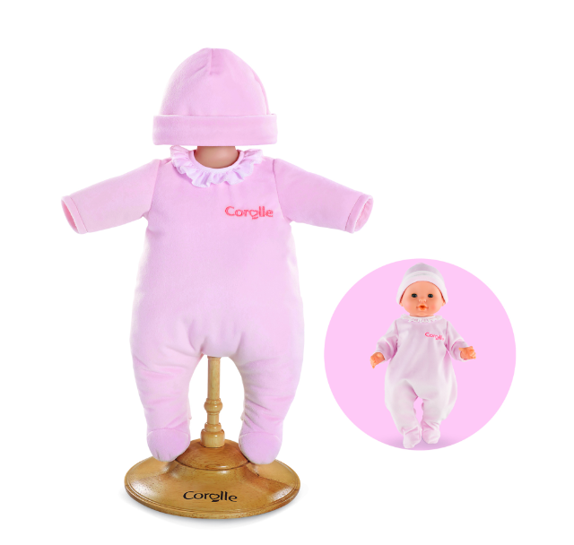 14" Doll, Pink Pajamas