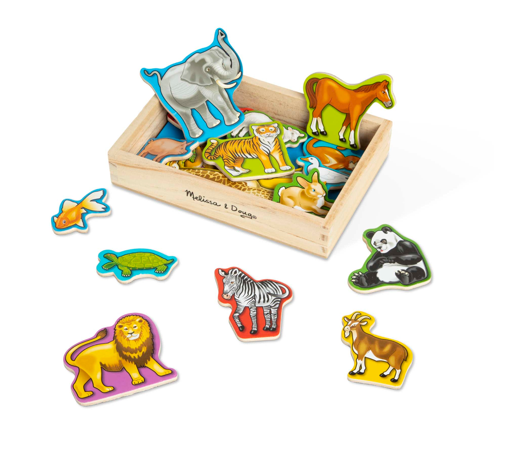 Wooden Animal Magnets