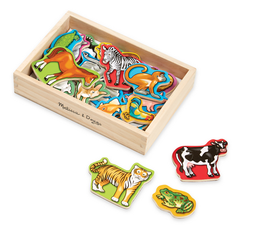 Wooden Animal Magnets