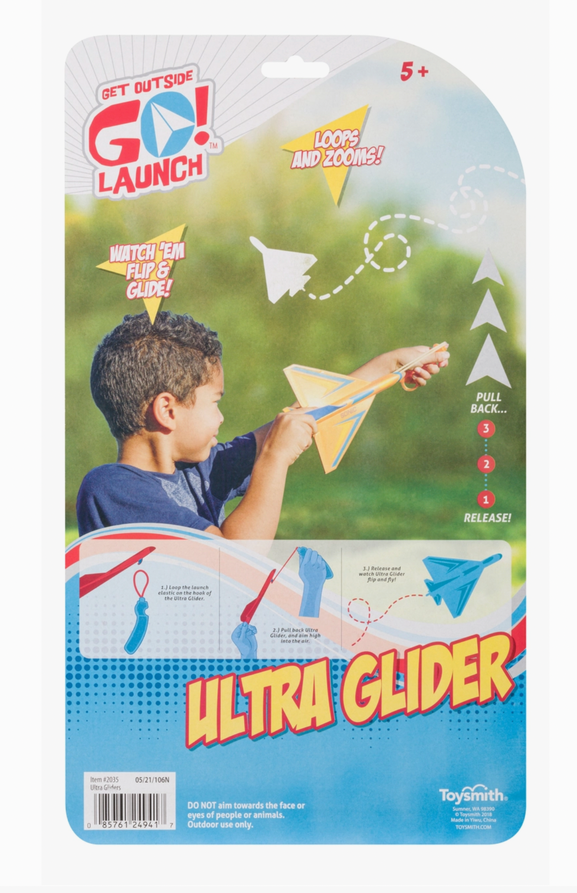 Go! Launch Ultra Glider Stunt Flyer, Set of 2 Toy Planes